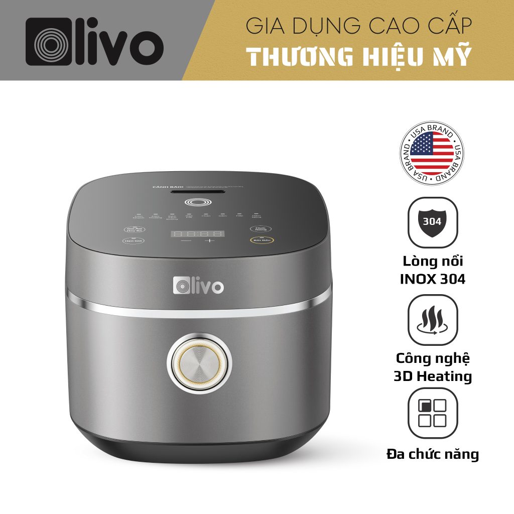 Nồi Cơm Điện Cao Tần OLIVO RC900IH – Lòng Nồi INOX 316L Cao Cấp, Công Nghệ Cao Tần Giữ Trọn Dinh Dưỡng, Bảng Điều Khiển Oled Sống Động, Hiện Đại, Cao Cấp 3 18 Nồi Cơm Điện Cao Tần OLIVO RC900IH – Lòng Nồi INOX 316L Cao Cấp, Công Nghệ Cao Tần Giữ Trọn Dinh Dưỡng, Bảng Điều Khiển Oled Sống Động, Hiện Đại, Cao Cấp 3 - Ảnh 4